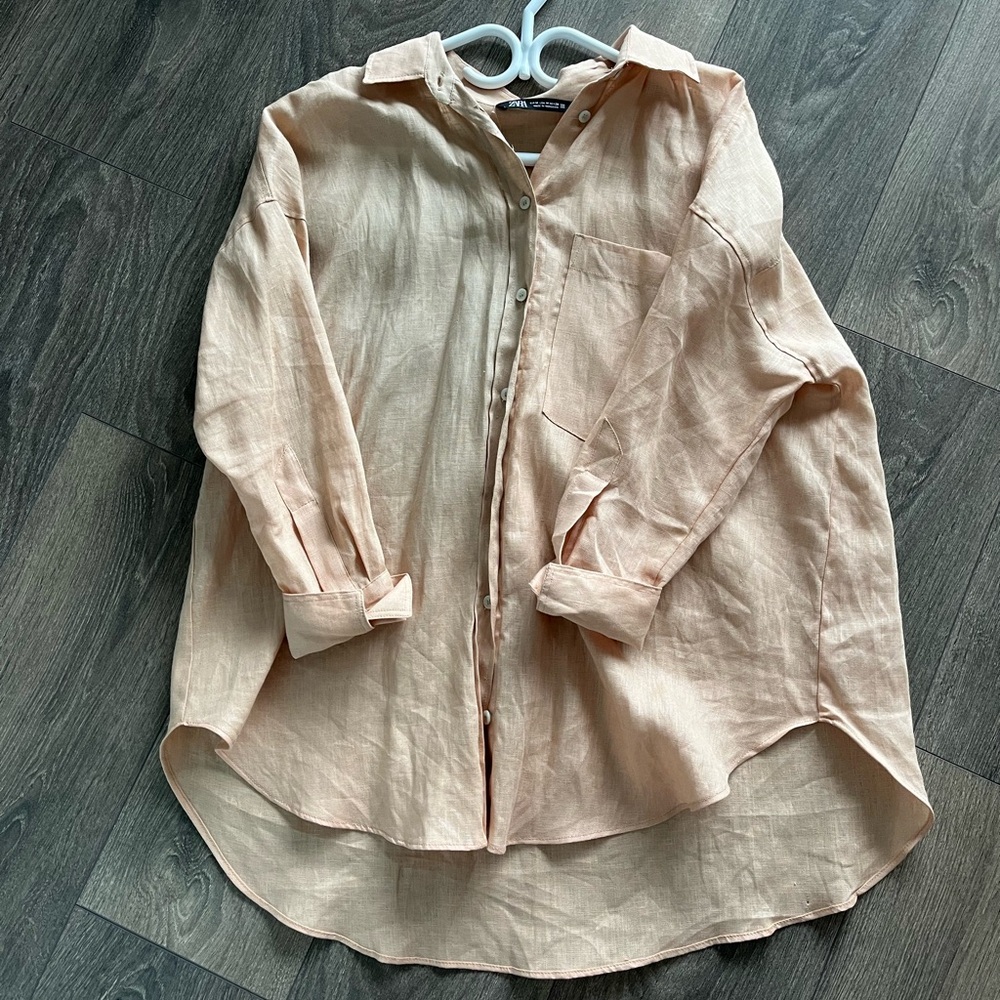 Oversized linen shirt